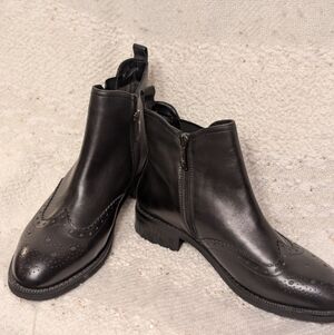 Regarde Le Ciel Women's Black Boots Size 40 9 9.5 10